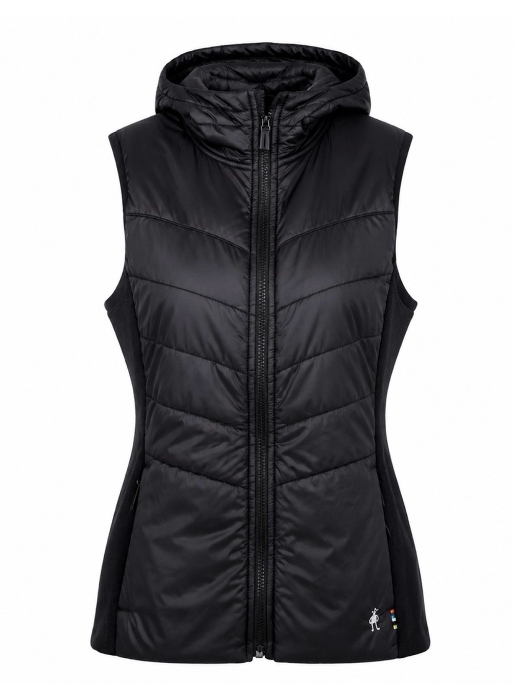 Smartwool SmartLoft Hooded Vest Merino Wool Hybrid Black Women's Large